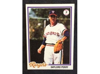 1978 Topps Gaylord Perry