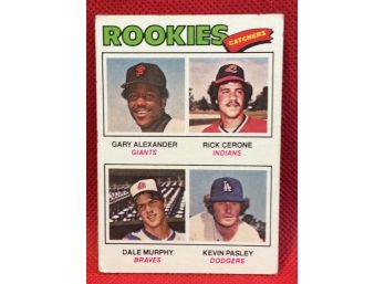 1977 Topps Rookie Catchers Dale Murphy