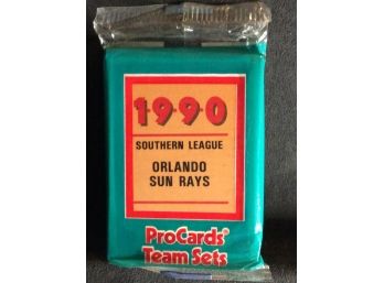 1990 Pro Cards Orlando Sun Rays Baseball Sealed Team Set - Y