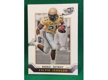 2007 Press Pass SE Calvin Johnson Rookie Card