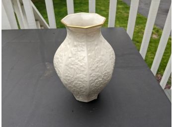 Lenox Porcelain Vase With Gold Trim