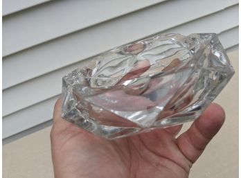 Thick Heavy Glass Ash Tray