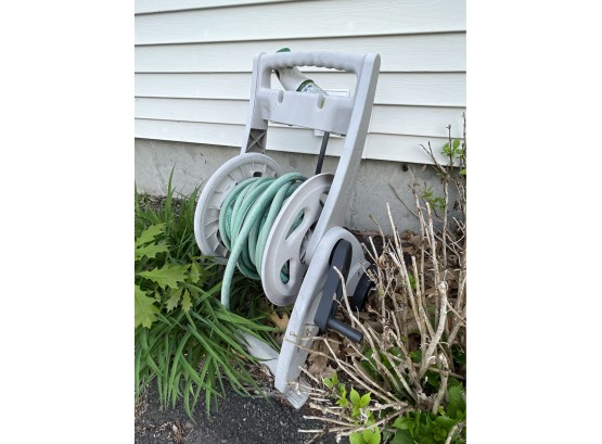 Hose And Wind Up Hose Stand
