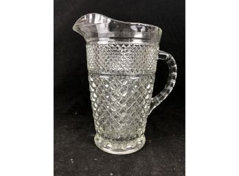 Thick Glass Water Pitcher
