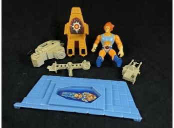 Vintage ThunderCats Lion-O Figure With Misc Parts