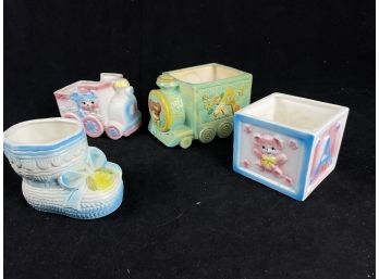 Baby Block, Trains And Booty Trinket Boxes