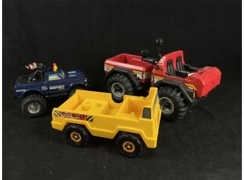 Mixed Toy Truck Lot- Big Foot, Big Bolt, And Claw
