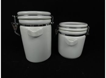 White Canisters