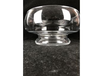 Glass Serving Bowl With Strainer