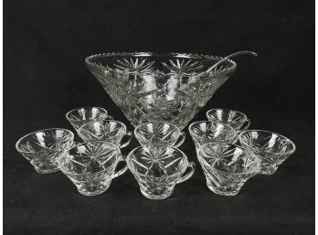 Punch Bowl With Cups