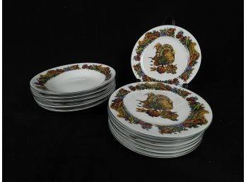 American Atelier Thanksgiving Plates