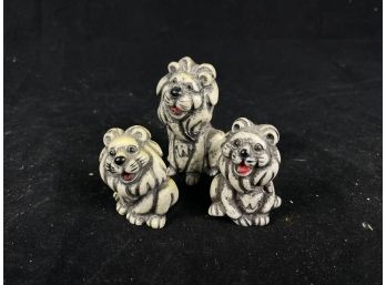 Lion Figurines Made In Taiwan
