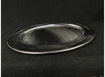Oval Metal Serving Tray
