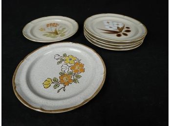 Hand Painted Stoneware Plates
