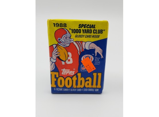 1988 Topps Football Wax Packs 2 Packs