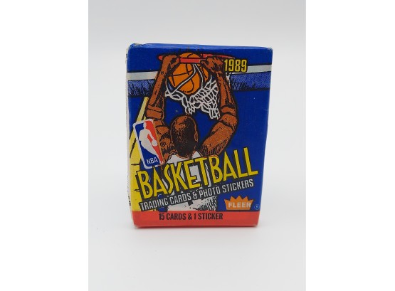 1989 Fleer Basketball Wax Packs 2 Packs