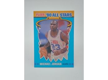 1990 Fleer All-Star Sticker Insert Michael Jordan