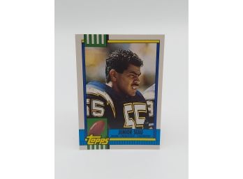 1990 Topps Traded Junior Seau Rookie Card And Hall Of Famer