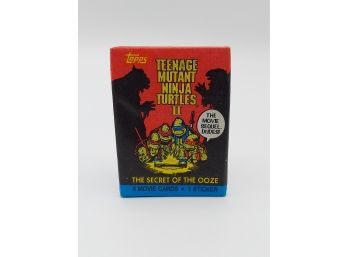 1991 TOPPS Teenage Mutant Ninja Turtles 2 The Movie Trading Cards 4 Packs