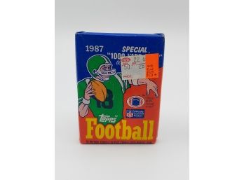 1987 Topps Football Wax Packs 2 Packs