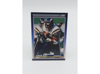 1990 Score Traded Junior Seau Rookie Card And Hall Of Famer