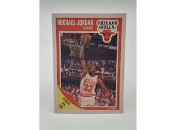 1989 Fleer Michael Jordan Hall Of Famer