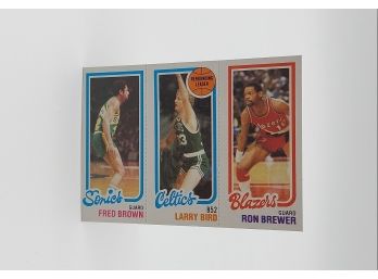 1980 Topps Larry Bird Rookie Card And Hall Of Famer