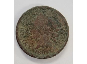 1864 Indian Head Penny - Copper Nickel
