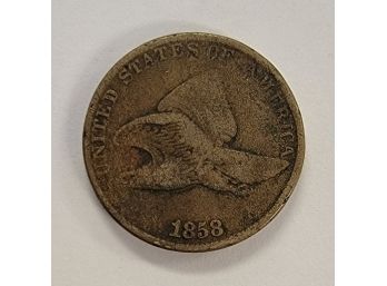 1858 Flying Eagle Penny - Large Letters