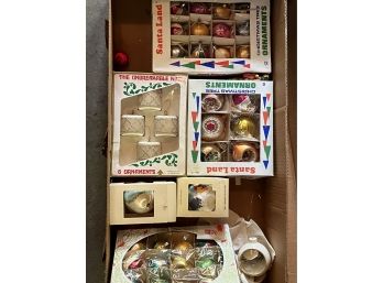 Vintage Christmas Ornaments - Lot As Pictured