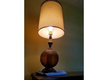 Vintage Lamp With Glass Base