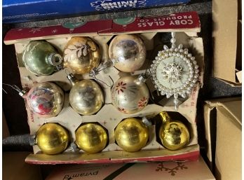 Large Collection Of Shiny Bright Ornaments