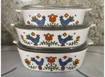 Country Festival Casserole Dishes-