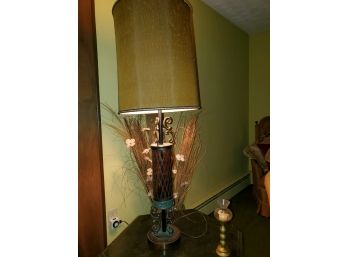 Mid Century Glass Lamp