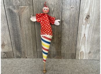 Vintage Clown Cone Puppet