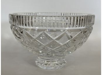 A STUNNING Waterford Crystal Cross Hatch Pattern Bowl