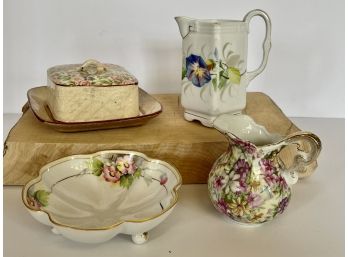 Some Beautiful Creamers & Serving Dishes