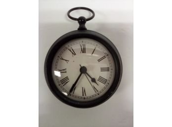 Small Weighted Black Metal Clock           C2