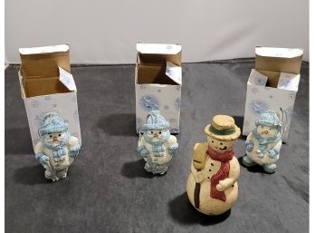 Collection Of Snowman Decorations  A2
