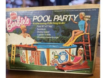 Barbies White Trash Above Ground Pool Party