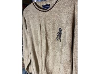 Mens XL Fairway Golf Sweater