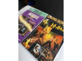 4 Guitar Music Instruction  Books: Heavy Metal Metallica, Nirvana, Def Leppard, Skynnrd
