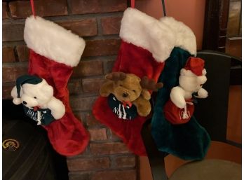 3 Large Christmas Stockings