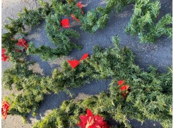 Holiday Evergreen Garland And Wreath (Artificial)