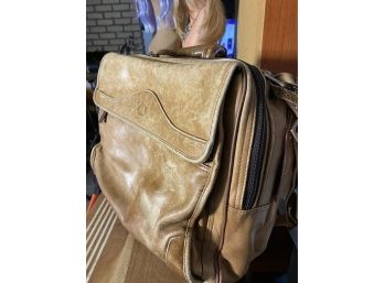 Vintage 1970 Brown Leather Briefcase/Computer Bag