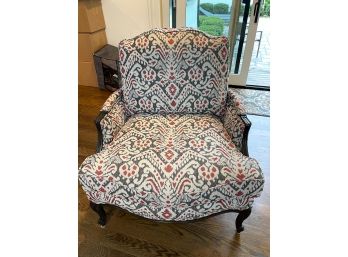 Ethan Allen Upholstered Arm Chair (One Of Two)