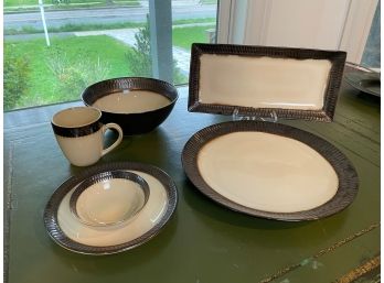 Collection Of Crate & Barrel Stoneware