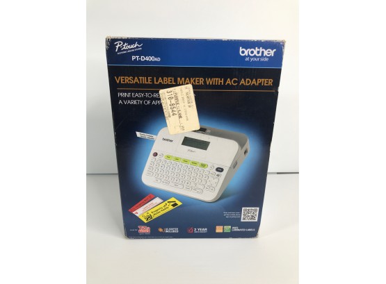 P-touch PT-D400 AD Label Maker New In Box With Cartridges