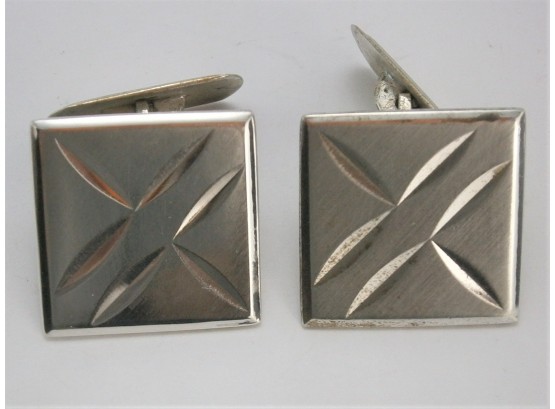 Pair Of 835 Silver Cufflinks Made In Sweden