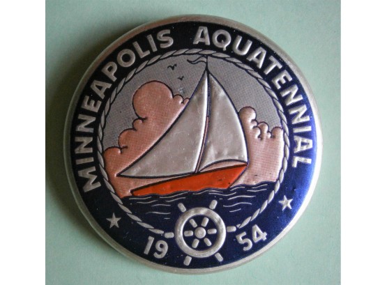 1954 Minneapolis Aquatennial Pinback Button